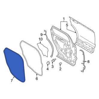 Ford OE - Rear Inner Door Seal