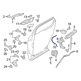 Ford OE - Rear Door Latch Cable