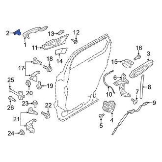 Ford OE - Front Left Exterior Door Handle Cover