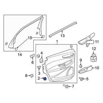 Ford OE - Door Interior Trim Panel Retainer
