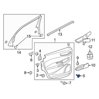 Ford OE - Front Inner Door Interior Trim Panel Bolt