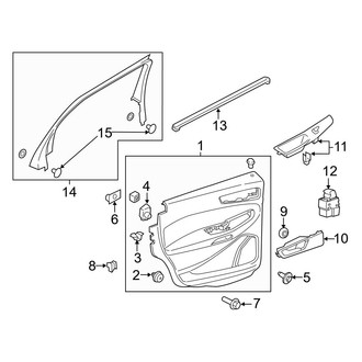 Ford OE - Rear Door - Interior Trim