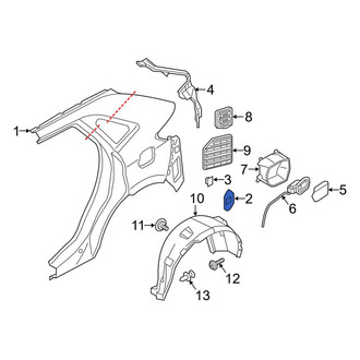 Ford OE - Quarter Panel Reinforcement