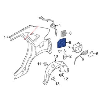 Ford OE - Rear Left Quarter Panel Vent