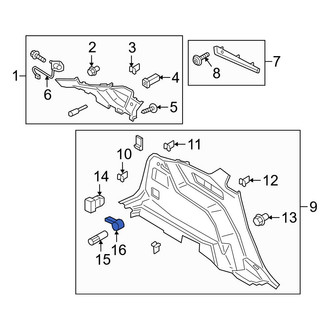 Ford OE - Front 12 Volt Accessory Power Outlet Cover