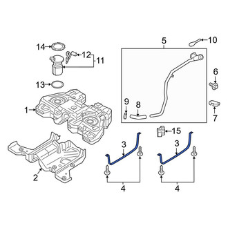 Ford OE - Fuel Tank Strap