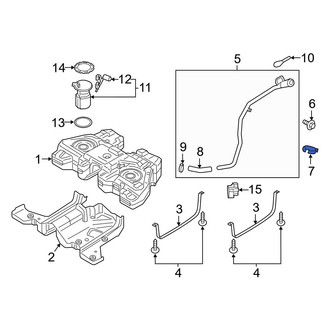Ford OE - Fuel Filler Neck Clip