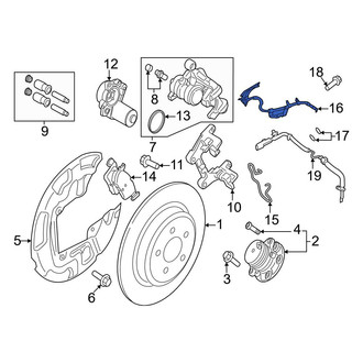 Ford OE - Rear Right Brake Hydraulic Hose