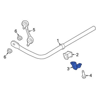 Ford OE - Suspension Stabilizer Bar Bracket