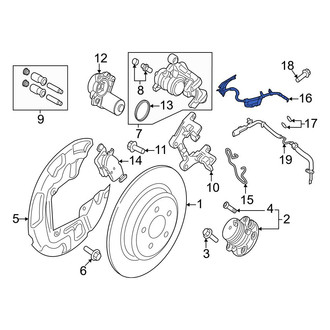 Ford OE - Rear Right Brake Hydraulic Hose