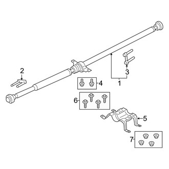 Ford OE - Rear Suspension - Drive Shaft (AWD)
