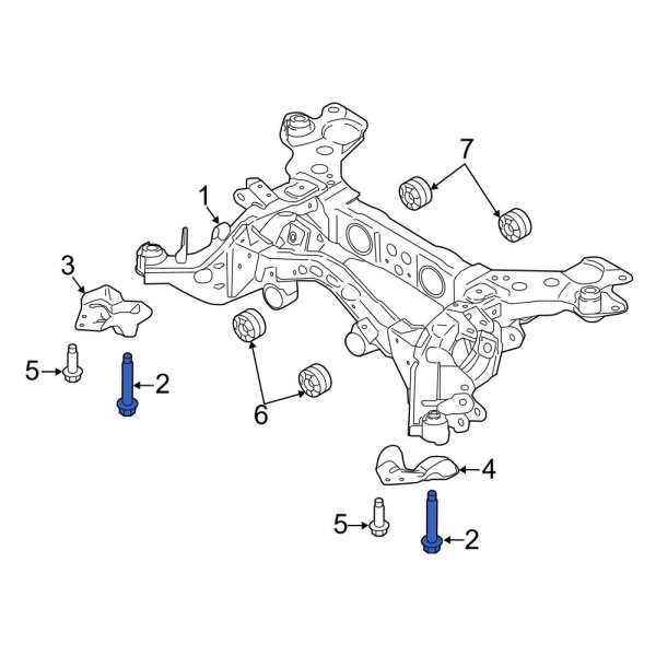 Suspension Crossmember Bolt