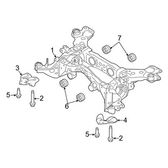 Ford OE - Rear Suspension - Suspension Mounting (AWD)