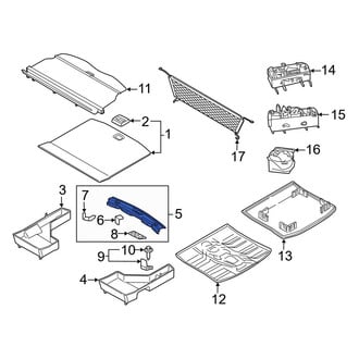 Ford OE - Rear Liftgate Trim Scuff Plate