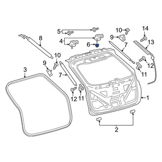 Ford OE - Liftgate Hinge Nut