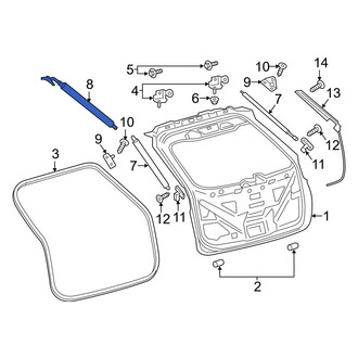 Ford OE - Tailgate Lift Motor