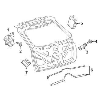 Ford OE - Lift Gate - Lock & Hardware