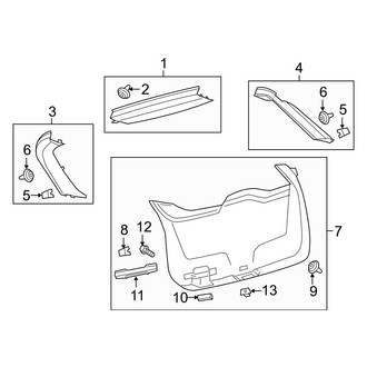 Ford OE - Lift Gate - Interior Trim