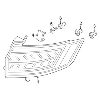 Ford OE - Rear Lamps - Tail Lamps