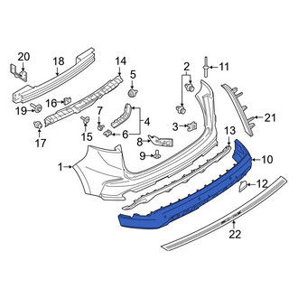 Ford OE - Rear Lower Bumper Cover