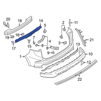 Ford OE - Rear Bumper Impact Absorber