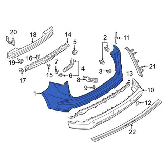 Ford OE - Rear Lower Bumper Cover