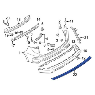 Ford OE - Rear Outer Bumper Step Pad