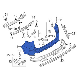 Ford OE - Rear Upper Bumper Cover