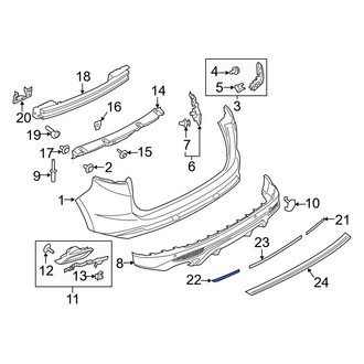 Ford OE - Rear Left Reflector Panel