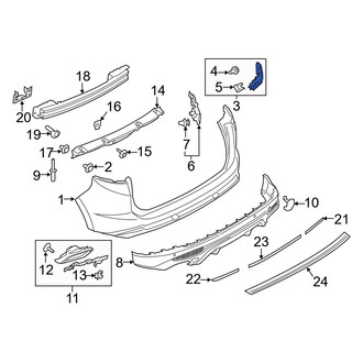 Ford OE - Left Bumper Cover Bracket