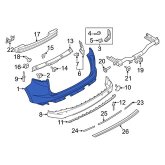 Ford OE - Rear Upper Bumper Cover