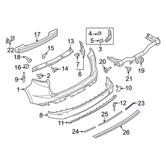 Ford OE - Rear Right Reflector Panel