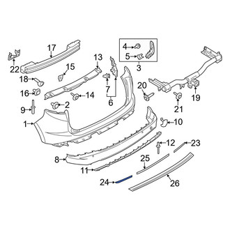 Ford OE - Rear Left Reflector Panel