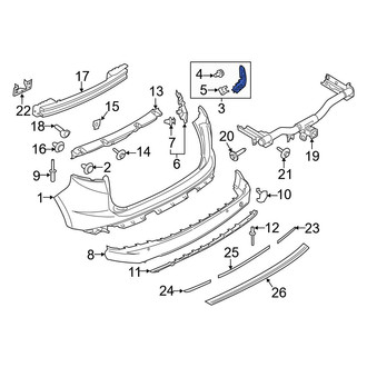 Ford OE - Right Bumper Cover Bracket