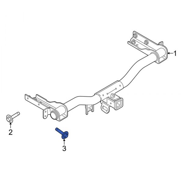 Trailer Hitch Receiver Bolt