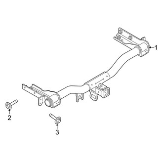 Ford OE - Rear Bumper - Trailer Hitch Components (Factory)