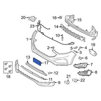 Ford OE - Front License Plate Bracket