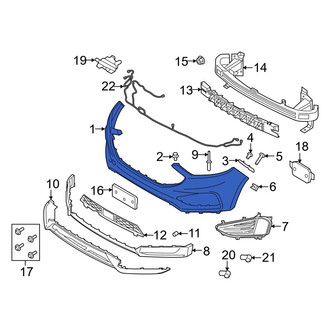 Ford OE - Front Upper Bumper Cover
