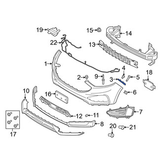 Ford OE - Left Bumper Cover Bracket