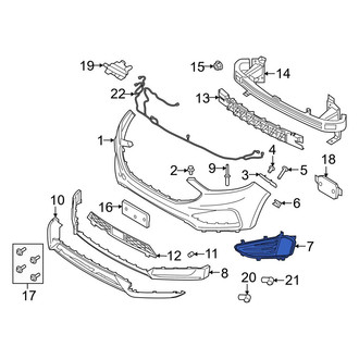 Ford OE - Front Left Fog Light Trim