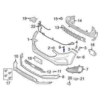Ford OE - Bumper Cover Rivet