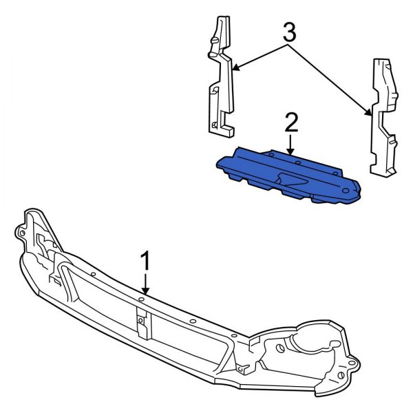 Radiator Support Access Cover