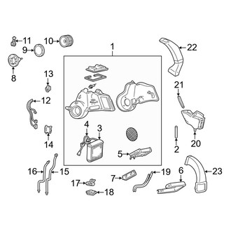 Ford OE - Air Conditioner & Heater - Auxiliary A/C & Heater Unit