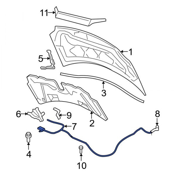 Hood Release Cable