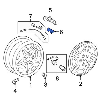 Ford OE - Tire Pressure Monitoring System (TPMS) Sensor Clip