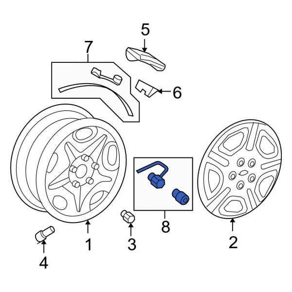 Wheel Lock Set