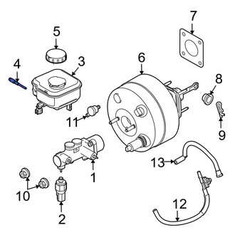Ford OE - Brake Master Cylinder Reservoir Screw