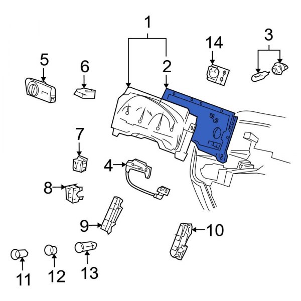 Instrument Panel Lens