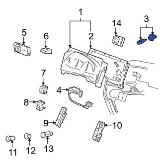 Ford OE - Instrument Panel Light Bulb