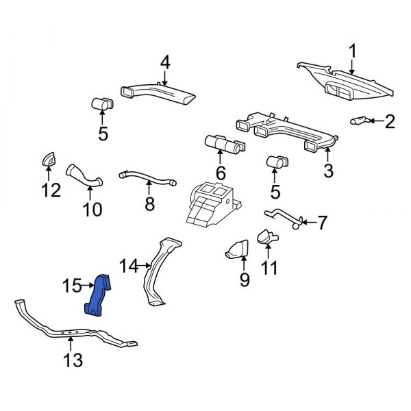 Instrument Panel Air Duct